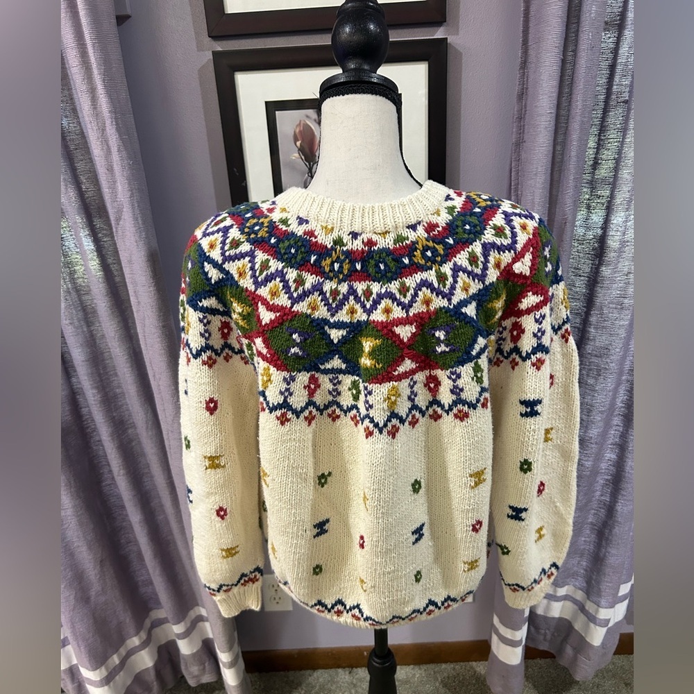 Vintage Northern Isles Fair Isle Sweater - Picture 6 of 6